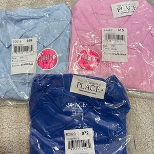 Children’s Place Girls Polo Shirts Bundle 3  Size L 10/12